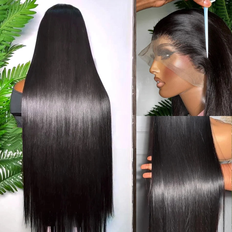 HD Transparent Straight Lace Front Wig