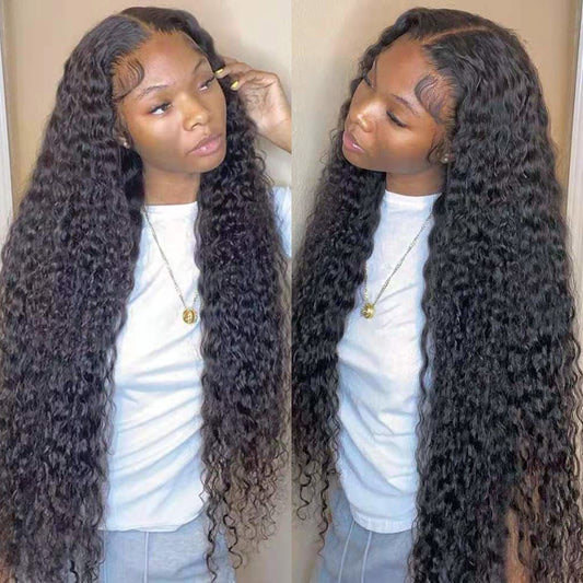 4x4 Water Wave Lace Front Wig