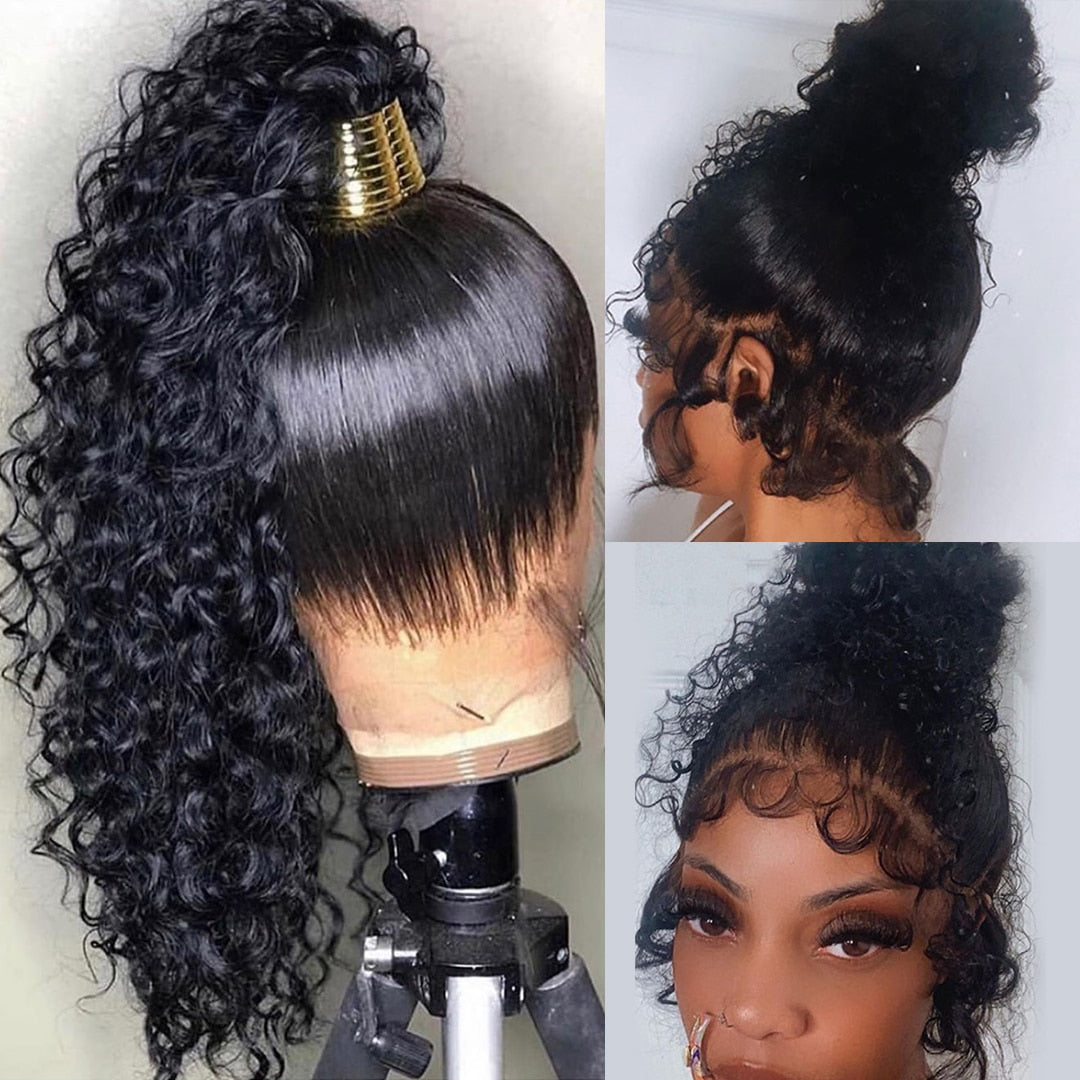 13X6 Deep Wave Lace Frontal Wig