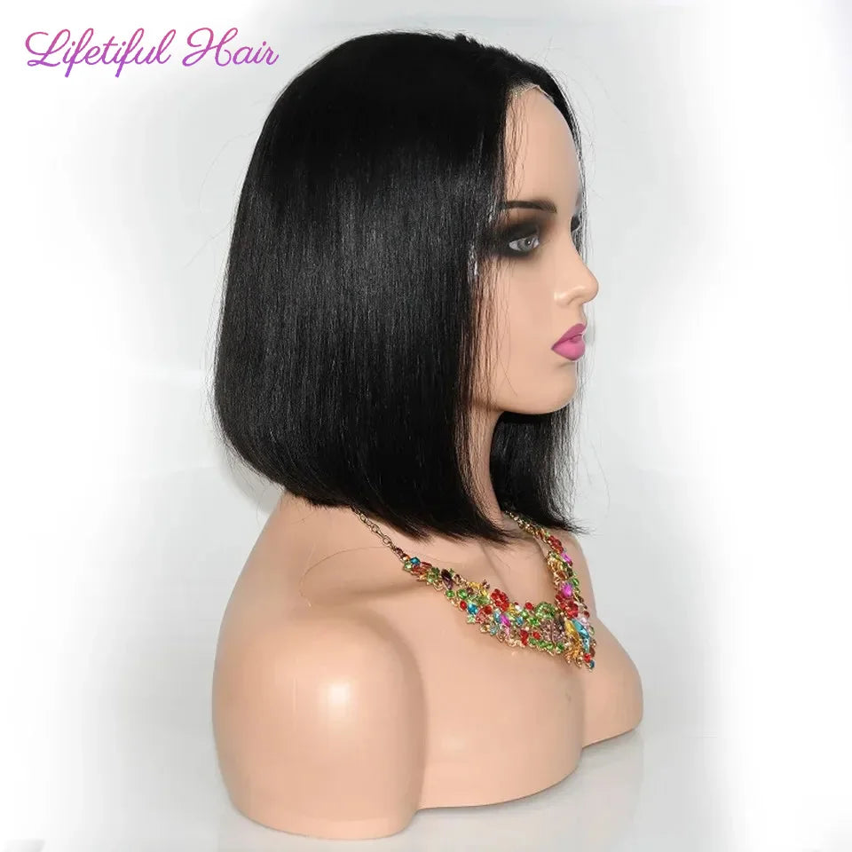Brazilian Straight Glueless HD Lace Front Wig
