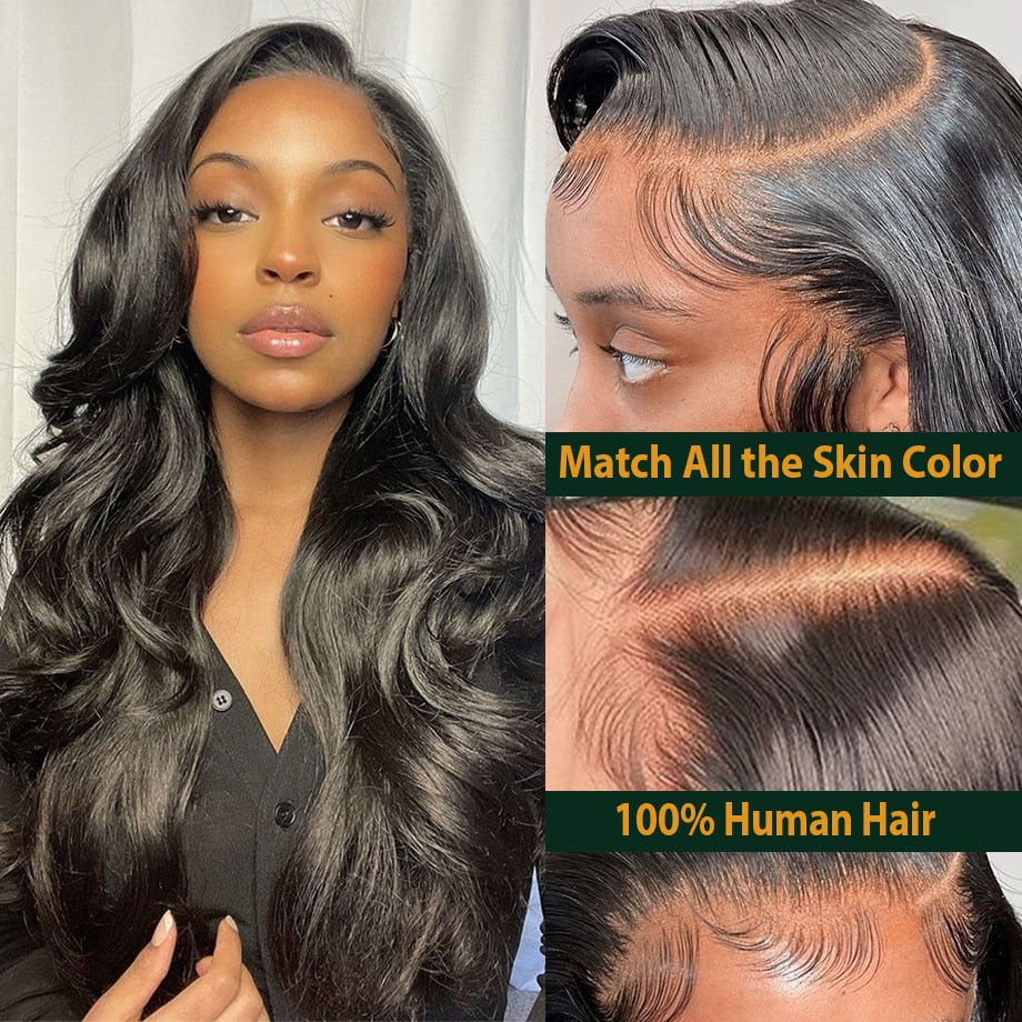 Body Wave HD Lace Frontal Glueless Pre Plucked Wig