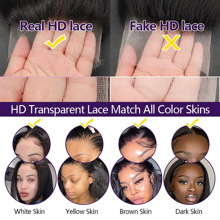 Silky Straight HD Lace Frontal Wig