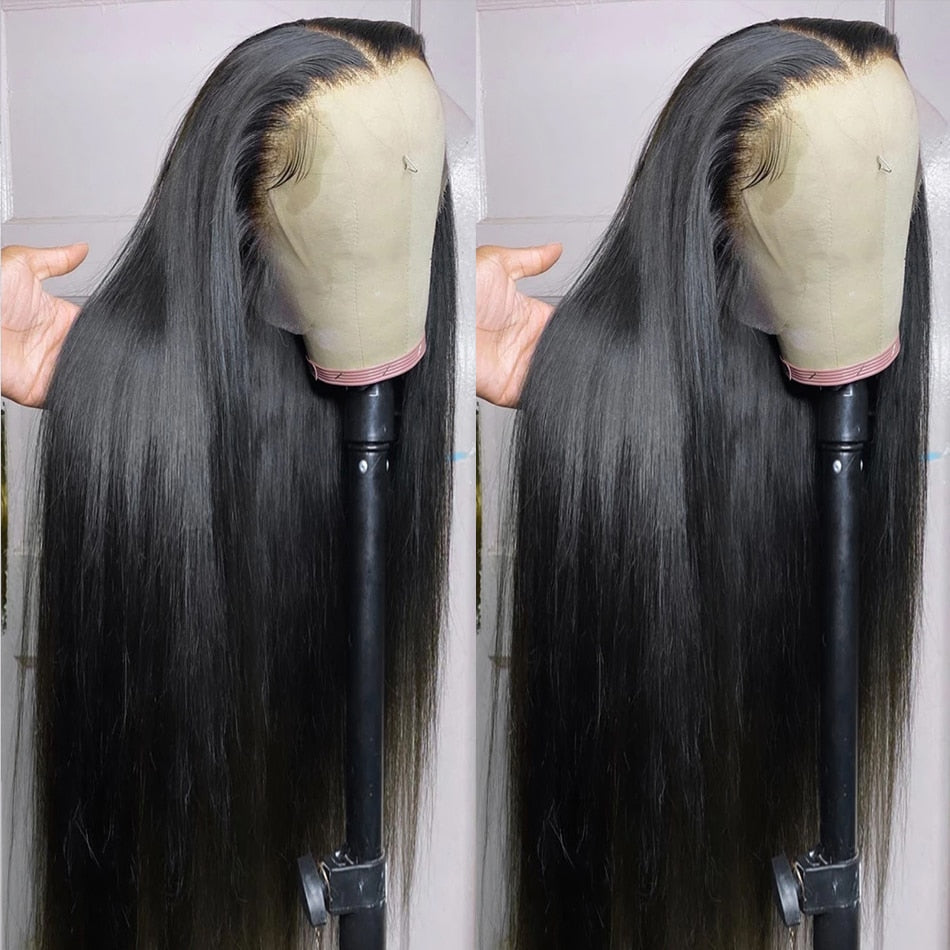 Peruvian Malaysian Bone Straight Lace Front Wig